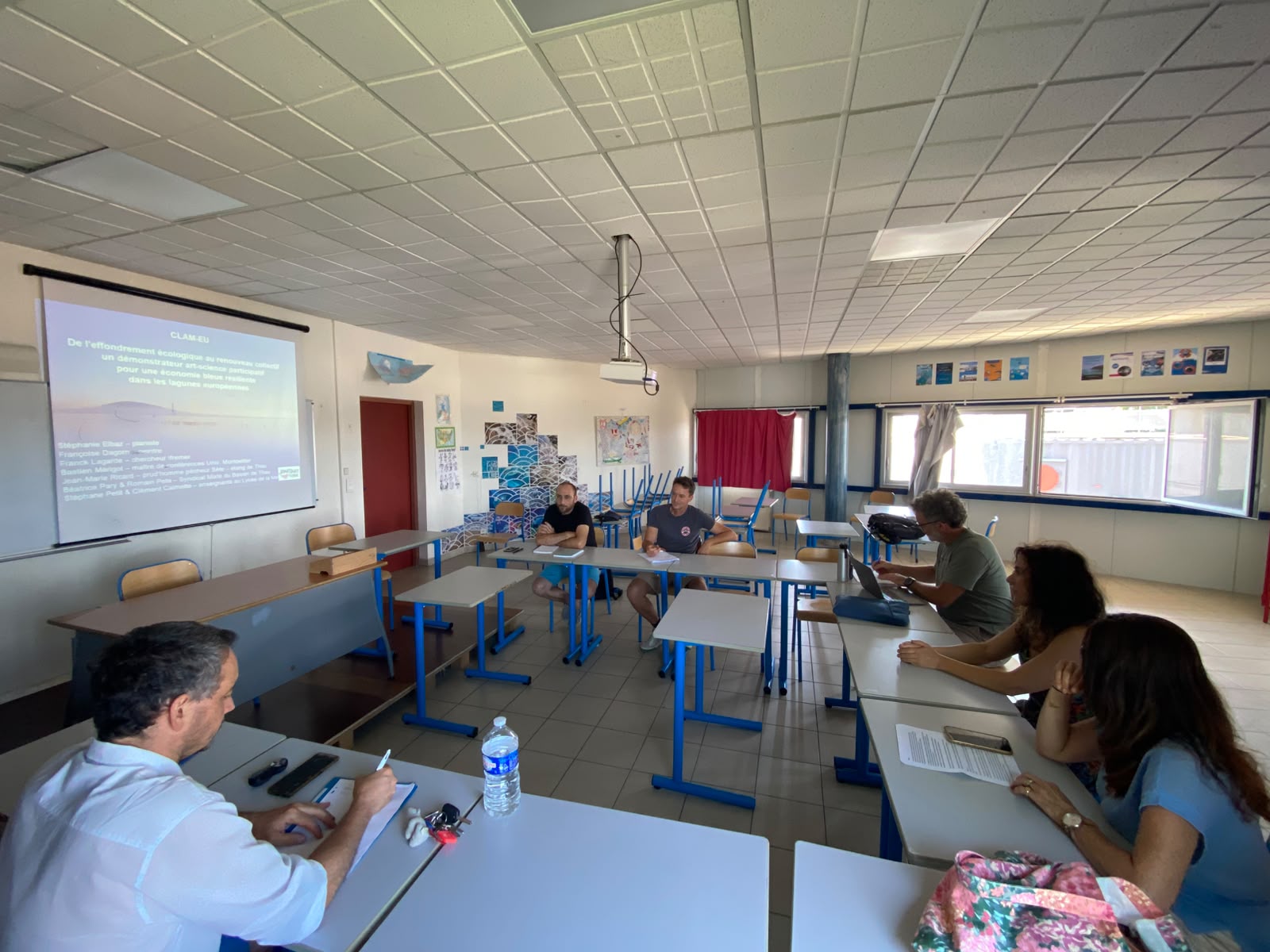 Réunion de lancement CLAM-EU au Lycée de la Mer le 1er juillet 2026